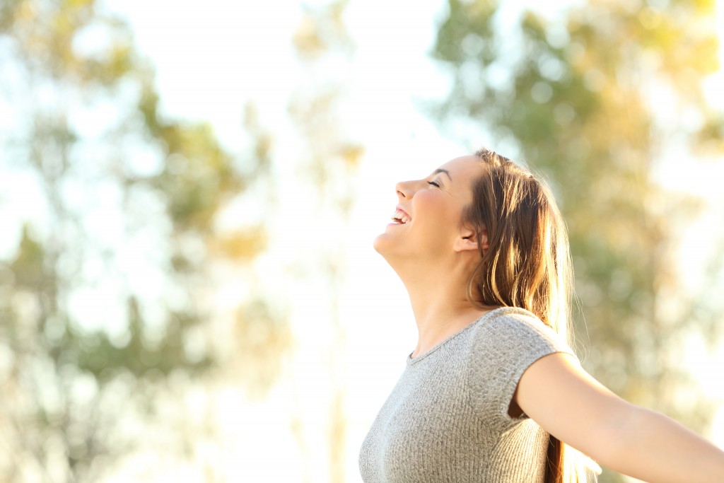 happy woman