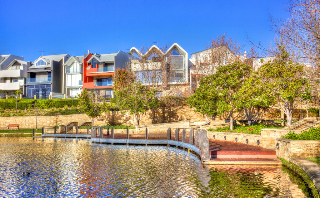 House near body of water