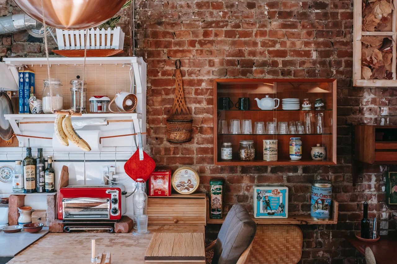 tidy kitchen storage