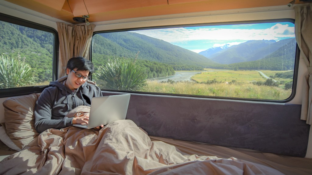 working in an RV
