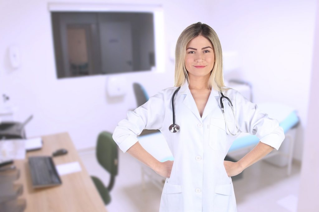 Female doctor in a clinic